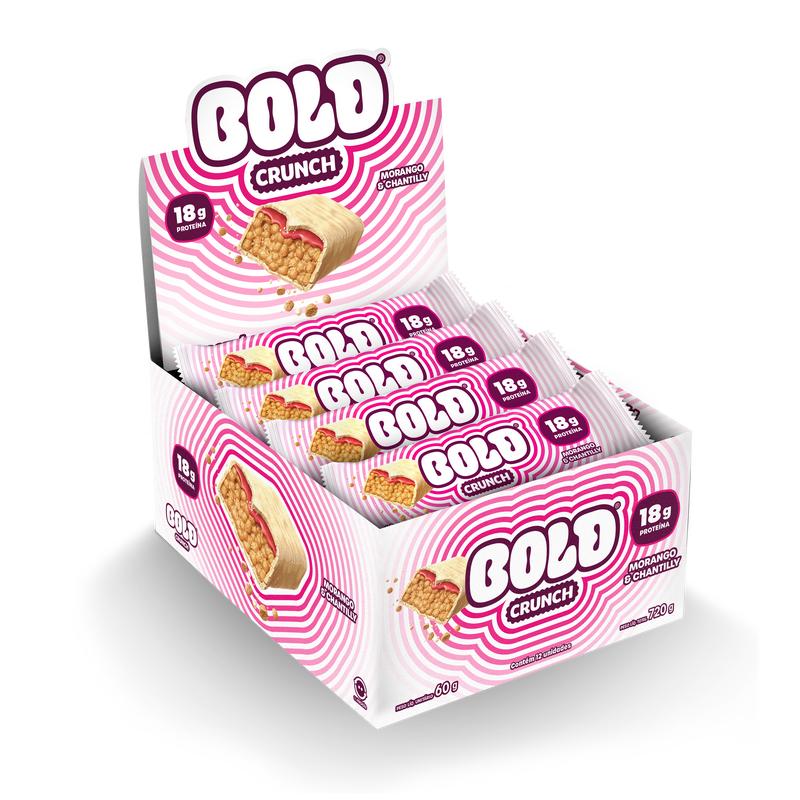 Bold Crunch Morango & Chantilly