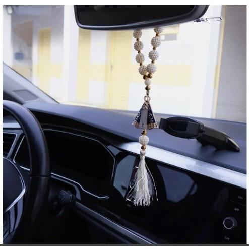 kit1/3/5PCS Terço Dezena Metal Para Casa Carro Retrovisor Nossa