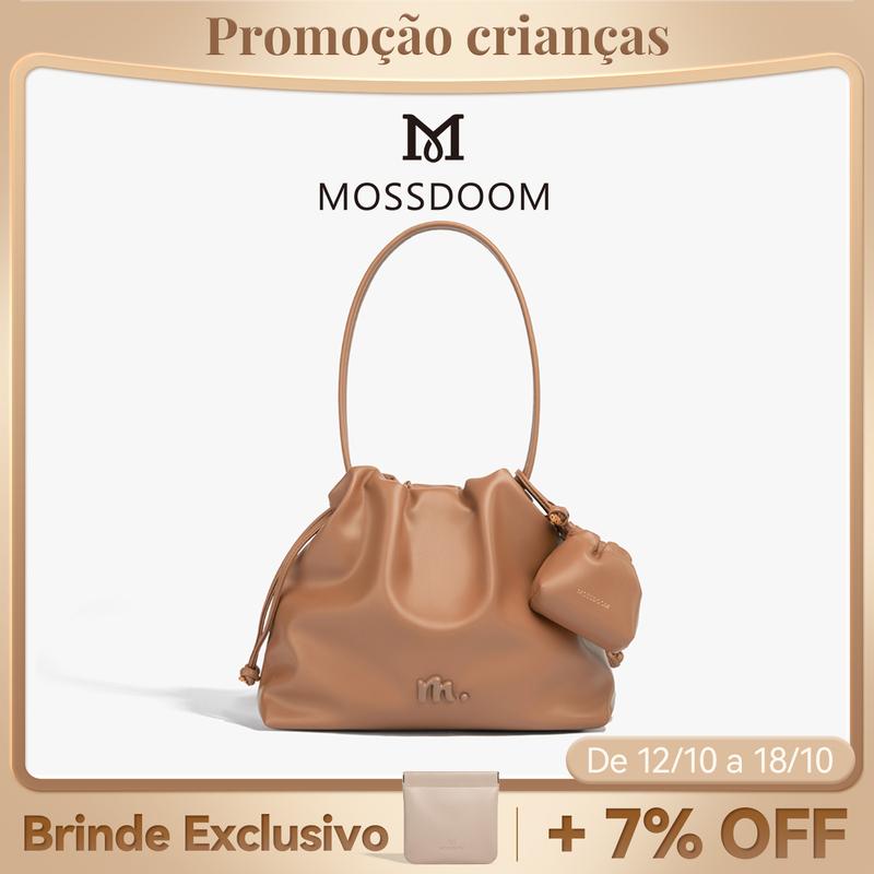 MOSSDOOM Danica – Bolsa Tote Leve e Espaçosa com Bolsinha Inclusa
