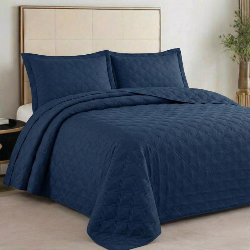 Cobre Leito Realce Liso Premium Casal Queen King Suave e Confortável