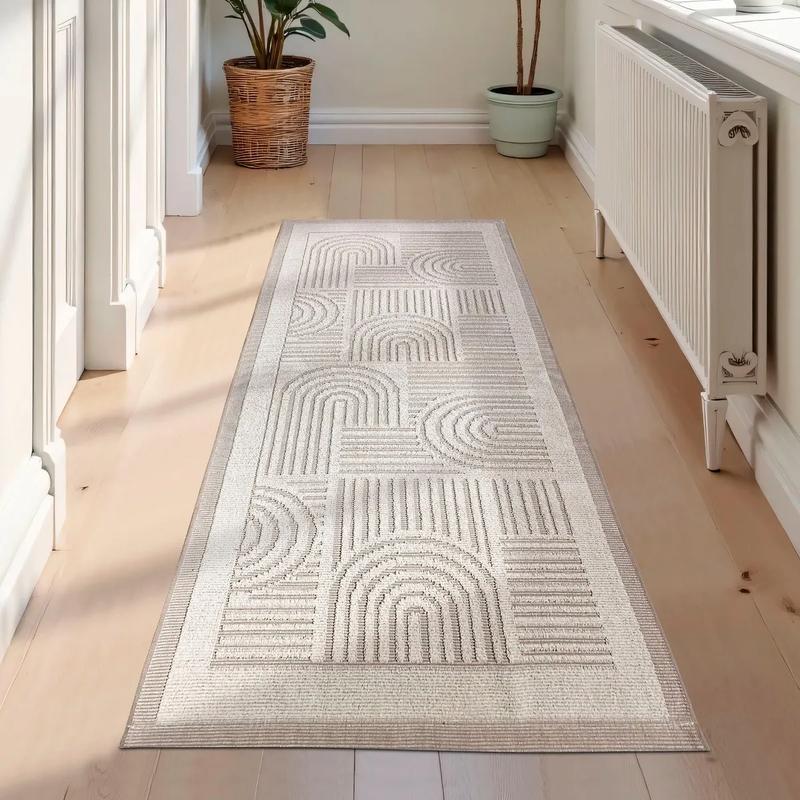 Tapete Passadeira Línea 0,50x1,40m Tear Jacquard Resistente e