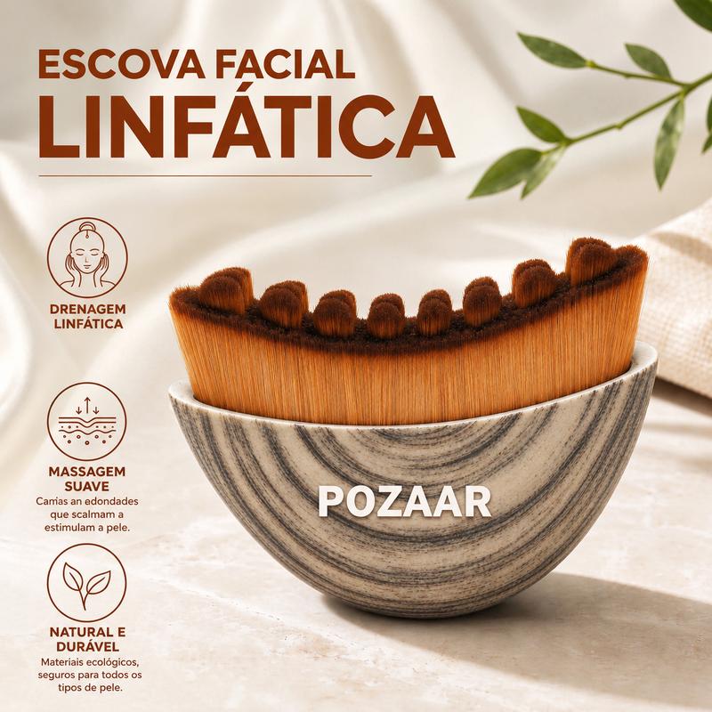 Pincel De Contorno Facial Escova Facial Macia para Uso Diário Escova