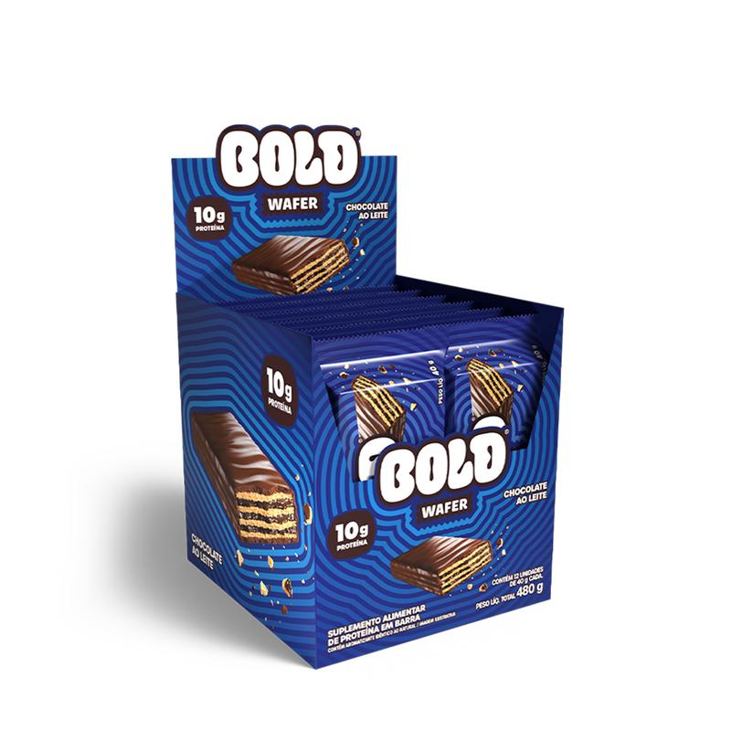 BOLD WAFER CHOCOLATE AO LEITE 40G (12 unidades)
