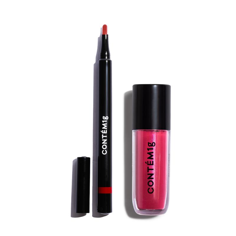 Kit Tint Gloss - Caneta Tint Liner Cherry + Lip Gloss Feitiço