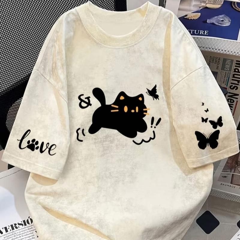 blusa feminina basica manga curta estampa variadas do P ao GG unissex